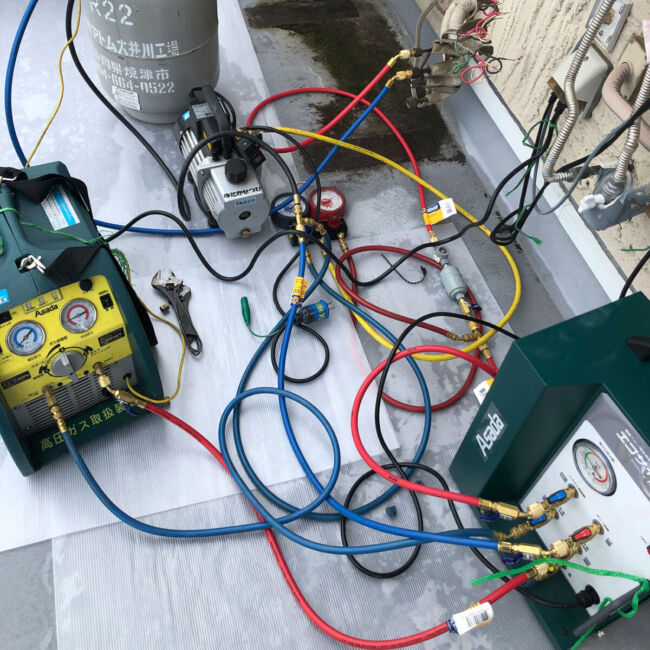 業務用空調・産業用冷凍機器/フロン類回収・充填業務